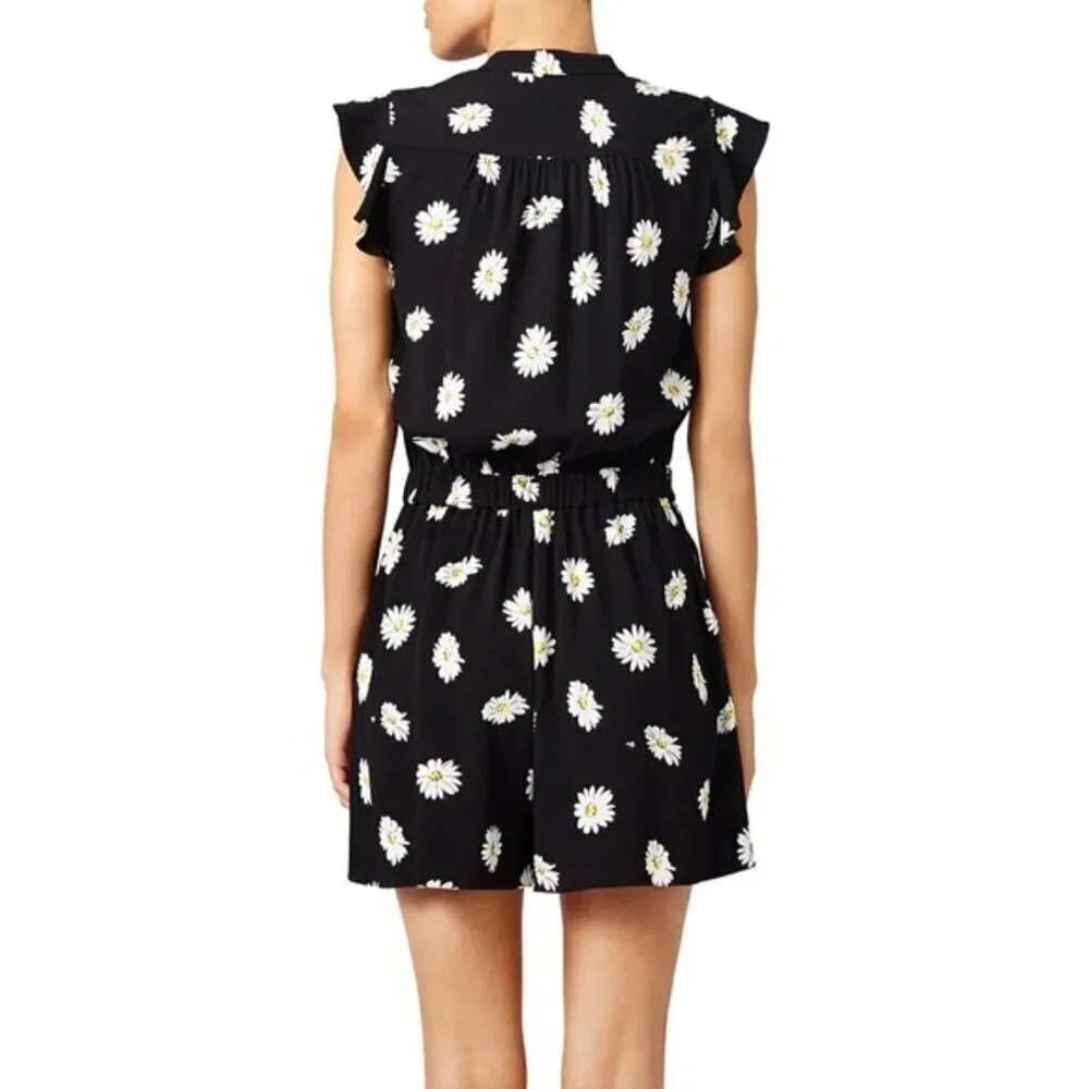 Kate Spade New York Daisy Dot Crepe Romper size 10